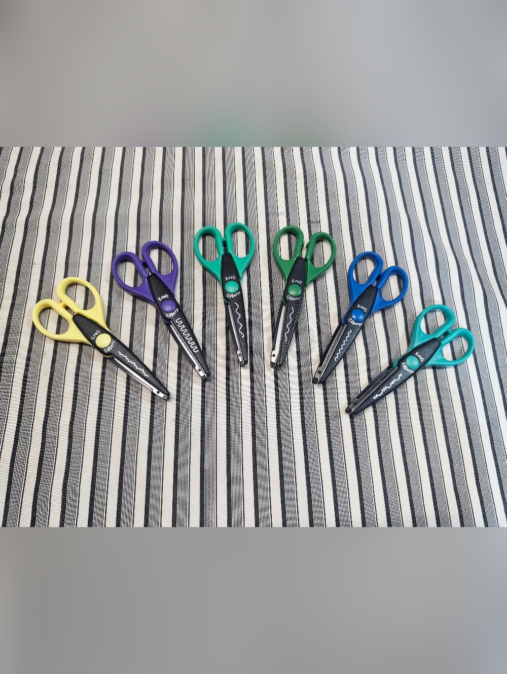 Kraft Edgers Decorative Craft Scissors Lot of 6 Scrapbooking Zig Zag